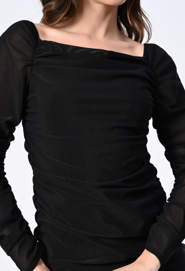 Partywear powernet bodycon dress - Image 7