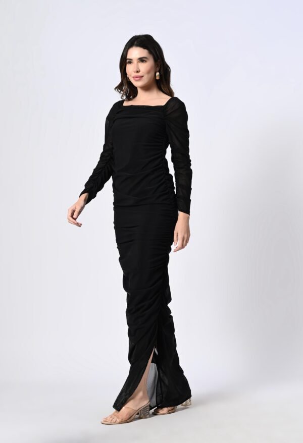 Partywear powernet bodycon dress - Image 8
