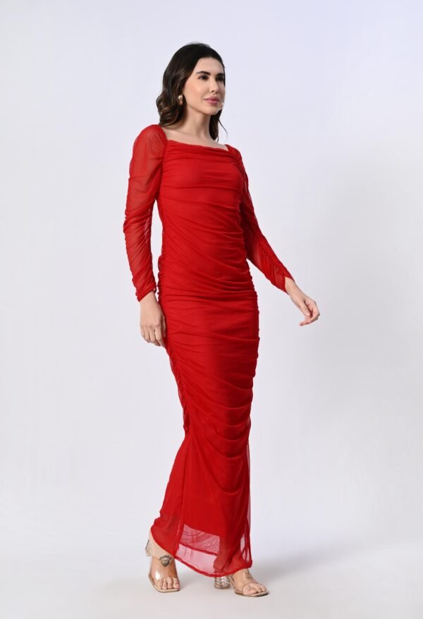 Partywear powernet bodycon dress - Image 16