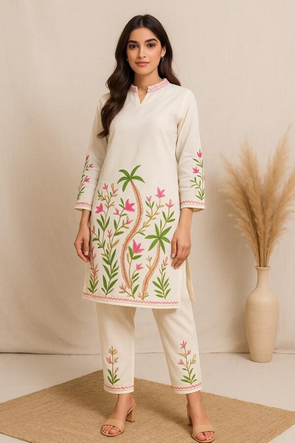 Summer Collection – Embroidery Co-ord Set