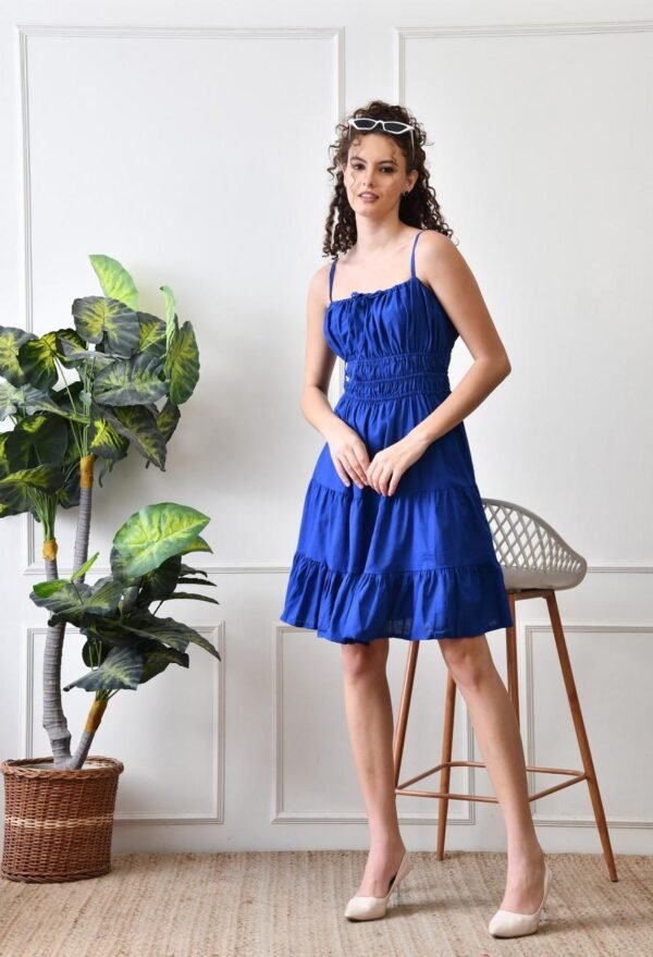 Elegant Cotton Dress with a Flawless Finish